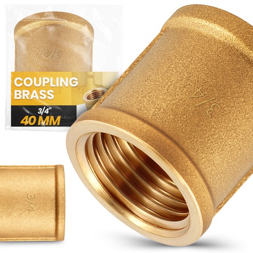 Messing kupplung fitting - messing, 3/4