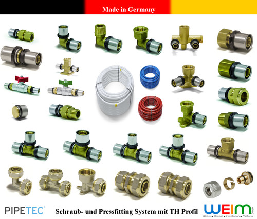 Pipetec pressfitting u - th,